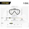 imageCressi Single Lens Frameless Scuba Mask ampamp Dry Snorkel for Snorkeling Scuba Diving FDual ampamp Supernova Dry Designed in ItalyWhitePink