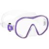imageCressi Single Lens Frameless Scuba Mask ampamp Dry Snorkel for Snorkeling Scuba Diving FDual ampamp Tao Dry Designed in ItalyClearPurple