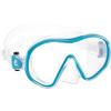 imageCressi Single Lens Frameless Scuba Mask ampamp Dry Snorkel for Snorkeling Scuba Diving FDual ampamp Tao Dry Designed in ItalyClearTurquoise