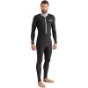 imageCressi Skin  Adult Versatile Full Suit for Water Sport Warmth and Sun ProtectionBlackSilver