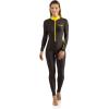 imageCressi Skin  Adult Versatile Full Suit for Water Sport Warmth and Sun ProtectionBlackYellow