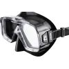 imageCressi Snorkeling Mask with Single Glass Lens and Wide Field of View Sirena Designed in ItalyBlackBlack