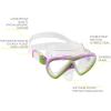imageCressi Snorkeling Silicone Set mask ampamp Dry Snorkel for Kids Aged 5 to 15 Year Old  Ocean Junior Designed in ItalyLilacGreen