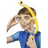 imageCressi Snorkeling Silicone Set mask ampamp Dry Snorkel for Kids Aged 5 to 15 Year Old  Ocean Junior Designed in ItalyYellowWhite