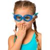 imageCressi Young Swim Goggles for Kids Aged 7 to 15 Made of Soft Silicone  King Crab made in ItalyLight Blue