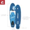 imageInflatable Stand Up Paddle Board Set  Pump Paddle Backpack Included  Double Chamber Construction  10 2quot Fluid Designed in Italy by Cressi