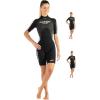 imageAdult Neoprene Shorty Wetsuit for Snorkeling Scuba Diving  Med X Lady Designed in Italy by CressiBlackWhite