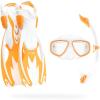 White/Orange
