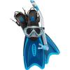 imageCressi Adult Light Weight Premium Travel Snorkel Set  Mask ampamp Fins Made in Italy  Palau Set by Cressi Quality Since 1946Blue