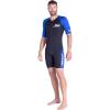 imageCressi Adult Male Neoprene Shorty Wetsuit for Snorkeling Scuba Diving  Tiburon Designed in Italy by CressiBlackBlue