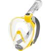 imageCressi Adult Snorkeling Full Face Mask  Wide Clear View AntiFog System  Easy Breathing Safety First  New 2019  Duke Dry Designed in Italy Quality Since 1946ClearYellow