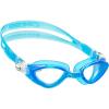 imageCressi Adult Swimming Goggles with Flat Lenses for Natural Vision  Soft Silicone  Fox made in ItalyAquamarine
