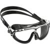 imageCressi Adult Wide View Silicone AntiUV Swimming Mask Skylight Created in ItalyBlackBlackWhite