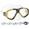 imageCressi First Dive Mask with Inclined Lenses for Scuba Diving  Focus Made in ItalyClearYellow