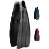imageCressi High Duty Full Foot Pocket Scuba Diving Fins  HiSurface Below Blade Foot Pocket  Free Frog Made in ItalyBlack