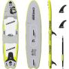 imageCressi Isup Complet Set  Solid Tandem Dc Isup Set Easytoinflate SUP Board Kit Less Than 10 Minutes Complete with All Necessary Accessories for Use and Transport GreyFluo 122 Unisex Adult