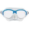imageCressi Kids Comfortable Silicone Mask with Adjustable Strap for Snorkeling and Pool  for Children 5 to 10 years old  Moon made in ItalyClearBlue