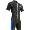 imageCressi Mens Full Front Zip Wetsuit for Swimming Snorkeling Scuba Diving  Lido Short Designed in ItalyBlackBlue