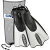 imageCressi Palau Short Snorkeling Swim Fins with Mesh Bag Black White SmallMedium