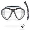 imageCressi Premium Quality Snorkeling Adult Set  Big Eyes Evolution ampamp Alpha Ultra Dry made in ItalyClearBlack