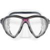 imageCressi Scuba Diving Masks with Inclined Tear Drop Lenses for More Downward Visibility  Air and Eyes Evolution Made in ItalyClearPink