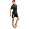 imageCressi Shorty Ladies Wetsuit for Water Activities  Tortuga 25mm Premium NeopreneBlackAquamarine