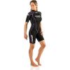 imageCressi Shorty Ladies Wetsuit for Water Activities  Tortuga 25mm Premium NeopreneBlackLilac