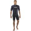 imageCressi Shorty Mens Wetsuit for Water Activities in Warm Waters Tortuga 25mm Premium NeopreneBlackBlue