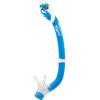 imageCressi Youth Dry Snorkel  Light and Comfortable  with Splash Guard Top Valve and Silicone Mouthpiece  for Children Ages 5 to 15  Iguana DryBlueWhite