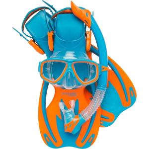 imageCRESSI Cressi Rocks Kids SetBlueOrange