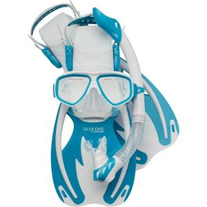 imageCRESSI Cressi Rocks Kids SetWhiteLight Blue