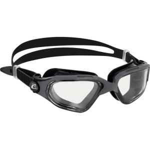 imageCRESSI Swim Goggles with Reduced Frame for Expanded Field of Vision  Clear Eyes  Designed in Italy by CresiBlackGrey  Clear Lens