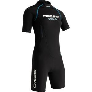imageCressi 25 mm Neoprene Wetsuit for Scuba Diving and Snorkeling in Temperate Waters  Baula Lady Designed in ItalyBlackTurquoise