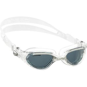 imageCressi Adult Comfortable Silicone Swimming Goggles for Indoor Pool and Outdoor Use  Flash Made in ItalyClearWhite