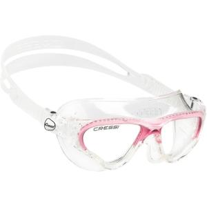 imageCressi Adult Comfortable Swim Mask Ideal for The Pool and for The sea  Cobra Made in ItalyClearPink