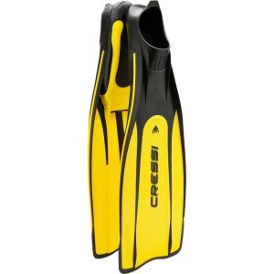 imageCressi Adult Reactive Full Foot Pocket Scuba Diving Fins  Pro Star Made in ItalyYellow
