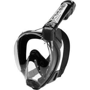 imageCressi Adult Snorkeling Full Face Mask  Wide Clear View AntiFog System  Easy Breathing Safety First  New 2019  Duke Dry Designed in Italy Quality Since 1946BlackBlack