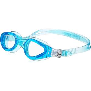 imageCressi Adult Swimming Goggles with Flat Lenses for Natural Vision  Right Made in ItalyBlueBlue