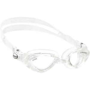 imageCressi Adult Swimming Goggles with Flat Lenses for Natural Vision  Soft Silicone  Fox made in ItalyClearClear