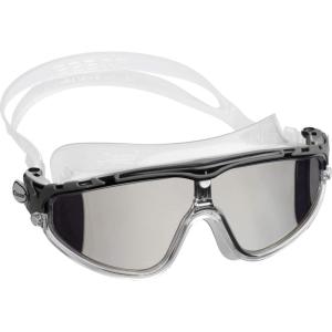 imageCressi Adult Wide View Silicone AntiUV Swimming Mask Skylight Created in ItalyClearBlackGrey