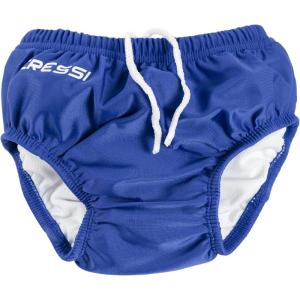 imageCressi Babaloo Swim Diaper Reusable WaterResistant Toddler Size 3T4T 2238 lbs Unisex Cotton Lining 1 PackSolid Blue