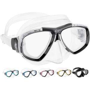 imageCressi First Dive Mask with Inclined Lenses for Scuba Diving  Focus Made in ItalyClearClear