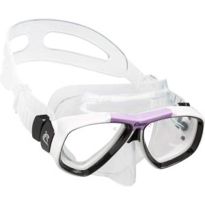 imageCressi First Dive Mask with Inclined Lenses for Scuba Diving  Focus Made in ItalyClearWhiteLilac