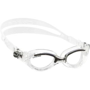 imageCressi Flash Compact Premium Swimming Goggles for Advanced Swimmers  Cressi Quality Since 1946ClearClearBlack