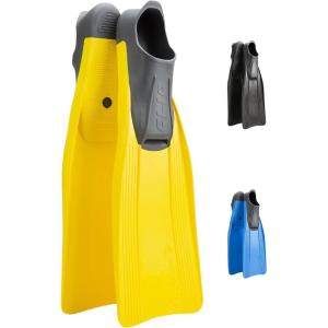 imageCressi Full Foot Pocket Fins for Snorkeling Diving and Swimming Light Comfortable and Easy to Use Clio Made in ItalyYellow