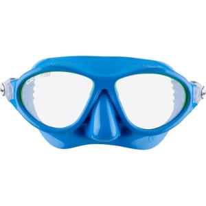 imageCressi Kids Comfortable Silicone Mask with Adjustable Strap for Snorkeling and Pool  for Children 5 to 10 years old  Moon made in ItalyAzureLime