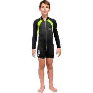imageCressi Kids Swimsuit in Neoprene 15mm for Boys and Girls 2 to 10 years old  Kids Swimsuit designed in ItalyBlackLime