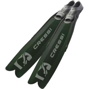 imageCressi Long Freediving Fins High Performance with Lightweight Design Gara Modular Boost Designed and Made in ItalyGreen