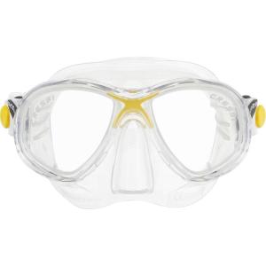 imageCressi MAREA JR Kids Youth Snorkeling Soft Mask  Cressi Italian Quality Since 1946ClearYellow
