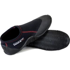 imageCressi Neoprene Adult AntiSlip Sole Boots for Water Sports Scuba Diving Snorkeling Rafting Windsurfing ItalymadeBlackRed